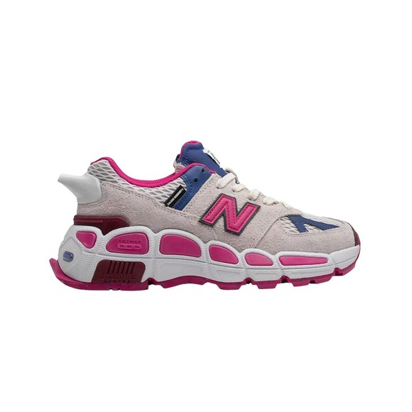 New Balance YURT Salehe Bembury Mens White Pink Blue MS574SA Sneakers 9.5 New DS - Picture 3 of 9